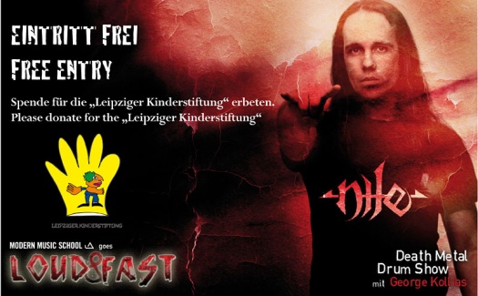 Flyer zum Drumworkshop - Leipziger Kinderstiftung