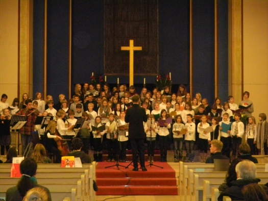 Kinderchor am Weihnachtskonzert - Leipziger Kinderstiftung