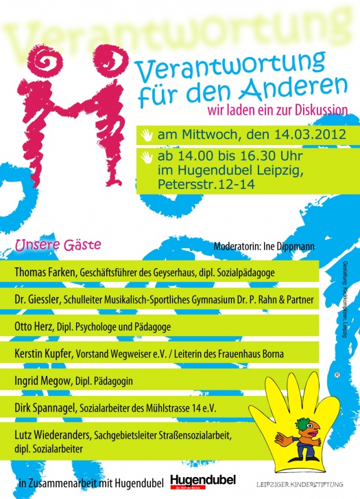 Verantwortung für den anderen Flyer - Leipziger Kinderstiftung
