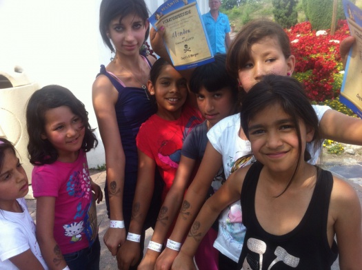 Stolze teilnahme am Sommercamp - Leipziger Kinderstiftung