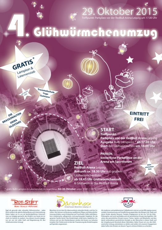 4. Glühwürmchenumzug - Leipziger Kinderstiftung