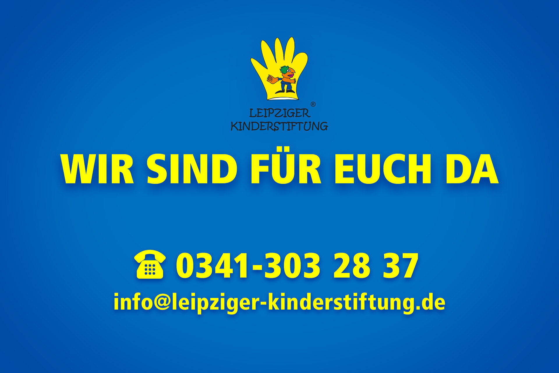 Wind sind für euch da! - Leipziger Kinderstiftung