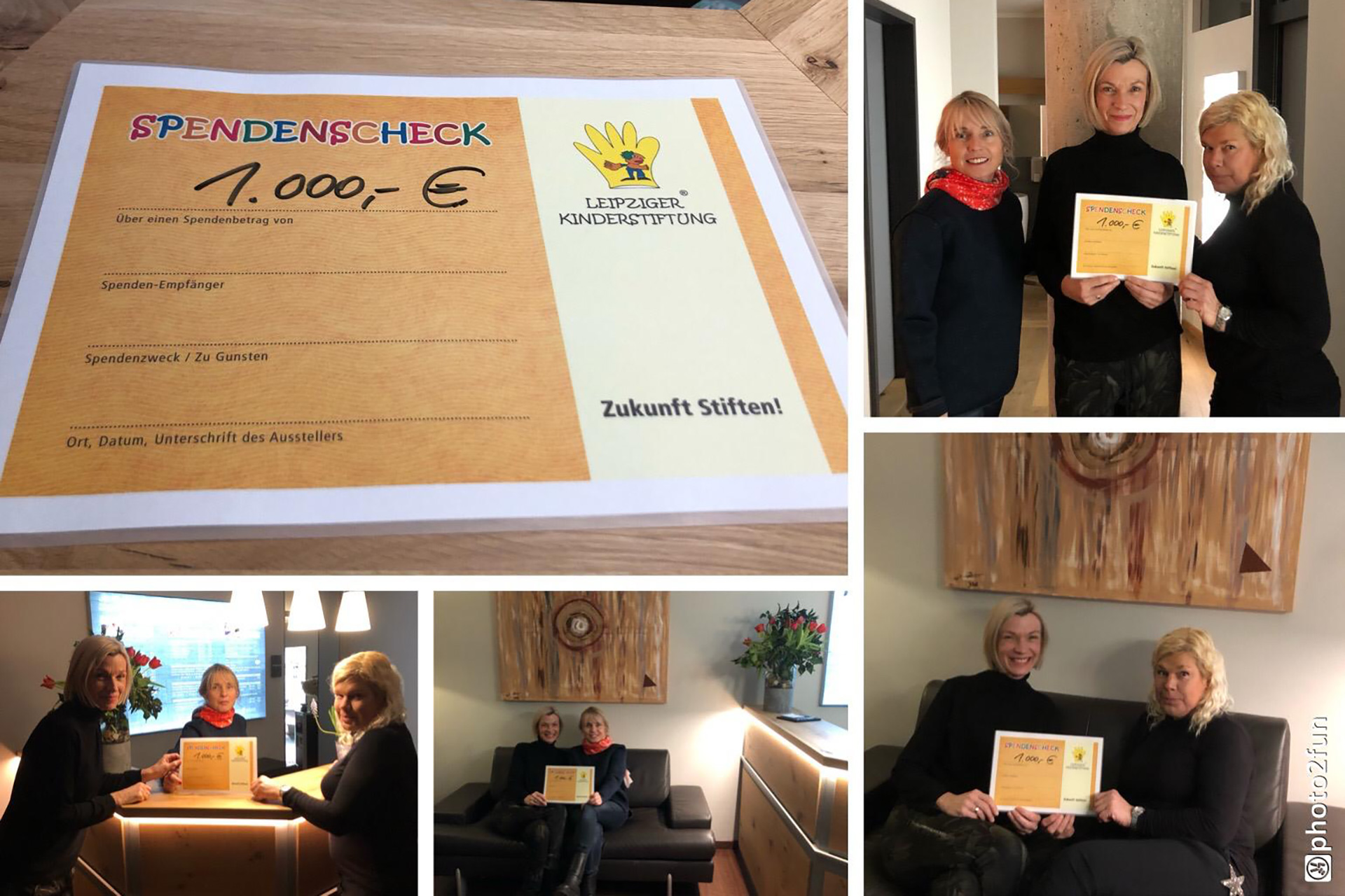 Spendenaktion Trigaleria Physiotherapie - Markkleeberg - 2022 - Leipziger Kinderstiftung